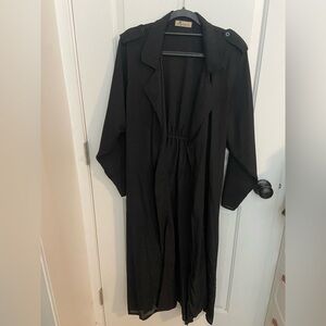 Elegant Sheer Trench